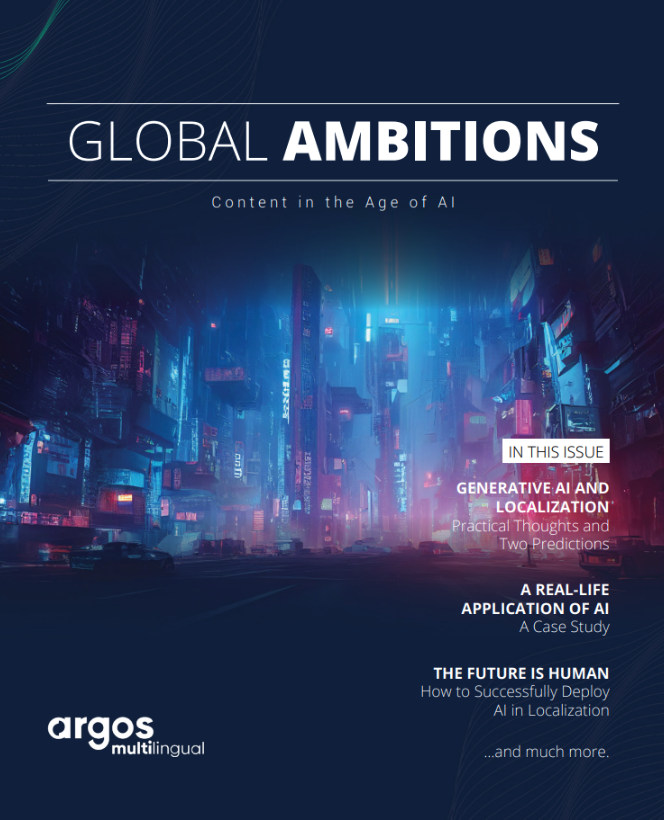 Global Ambitions 2023 Content in the Age of AI cover